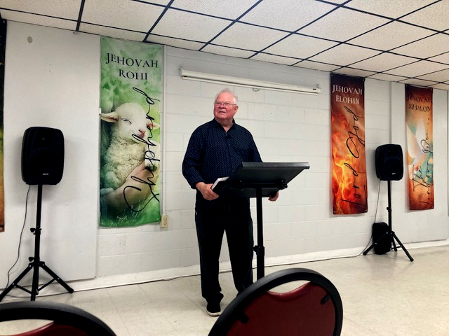 Pastor preaching
